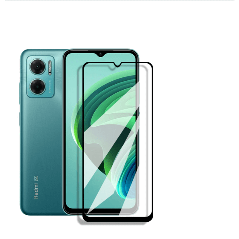 Picasee 3D üvegfólia kerettel az alábbi mobiltelefonokra Xiaomi Redmi 10 5G - fekete