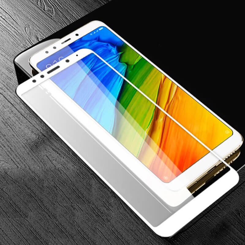 Picasee 3D üvegfólia kerettel az alábbi mobiltelefonokra Xiaomi Redmi 5 Plus Global - fehér
