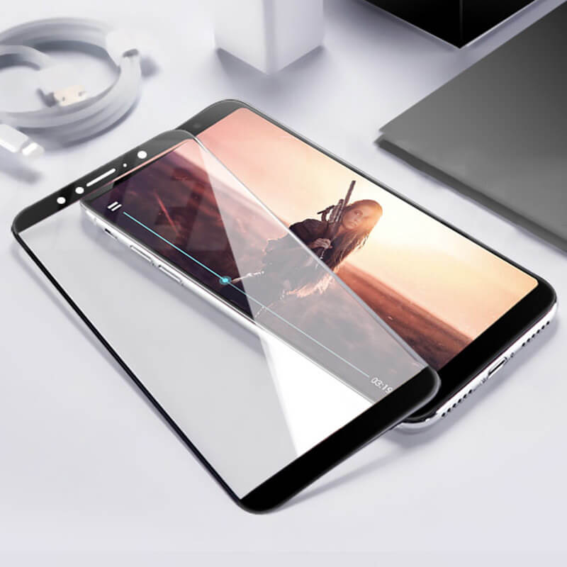 Picasee 3D üvegfólia kerettel az alábbi mobiltelefonokra Asus ZenFone Max Pro (M1) ZB602KL - fekete