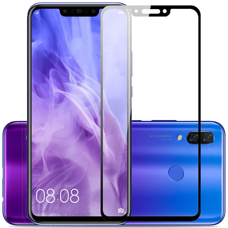 3x Picasee 3D üvegfólia kerettel az alábbi mobiltelefonokra Huawei Nova 3i - fekete - 2+1 ingyen