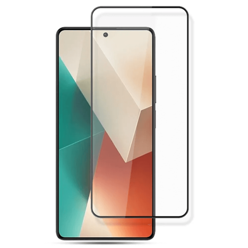 Picasee 3D üvegfólia kerettel az alábbi mobiltelefonokra Xiaomi Redmi Note 13 4G - fekete