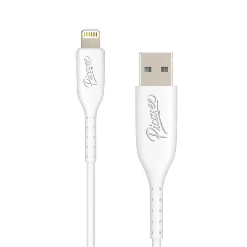 Picasee USB Kabel Lightning - USB 2.0 - Fehér