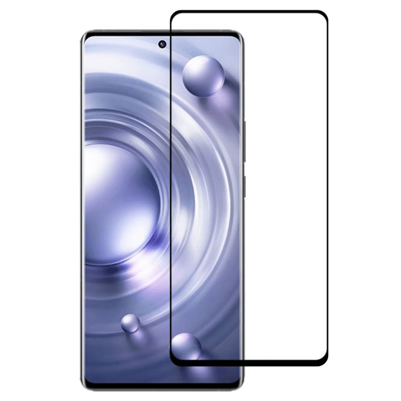 3x Picasee 3D üvegfólia kerettel az alábbi mobiltelefonokra Vivo V40 SE 5G - fekete - 2+1 ingyen