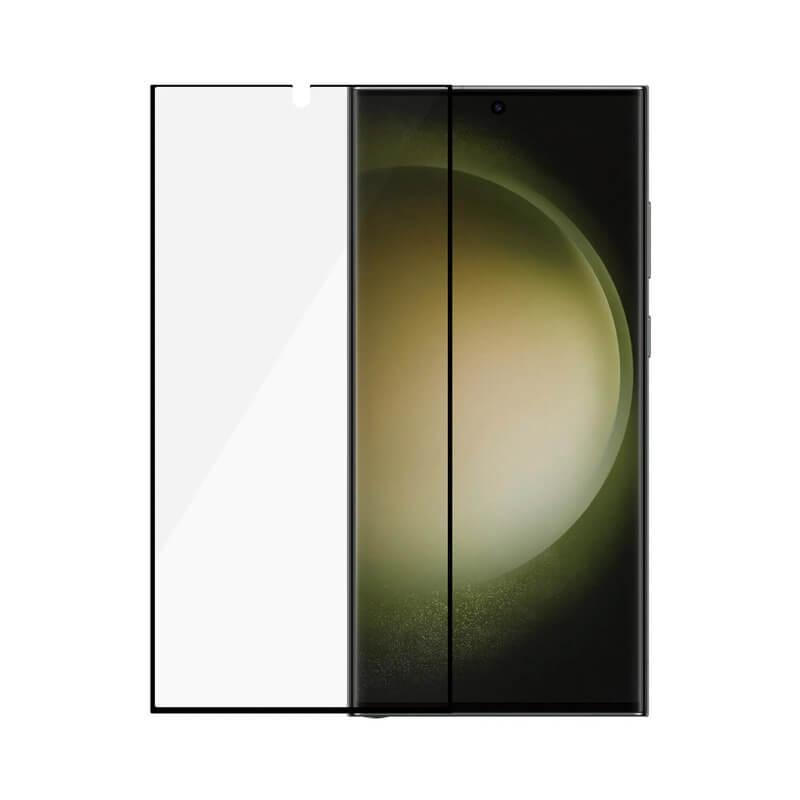 Picasee 3D üvegfólia kerettel az alábbi mobiltelefonokra Samsung Galaxy S24 Ultra S928B 5G - fekete
