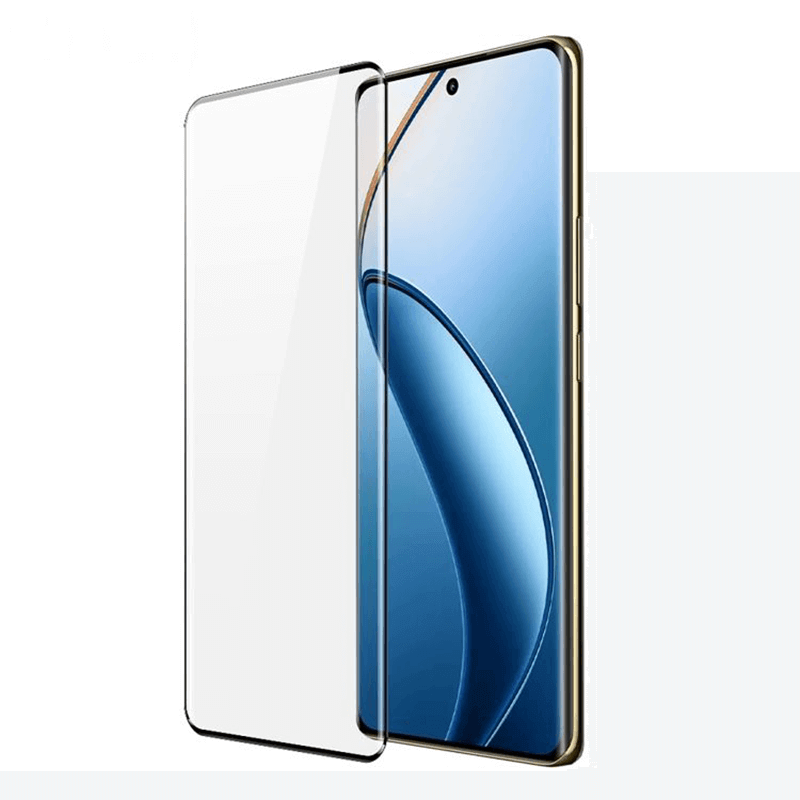 3x Picasee 3D üvegfólia az alábbi mobiltelefonokra Realme 12 Pro 5G - fekete - 2+1 ingyen