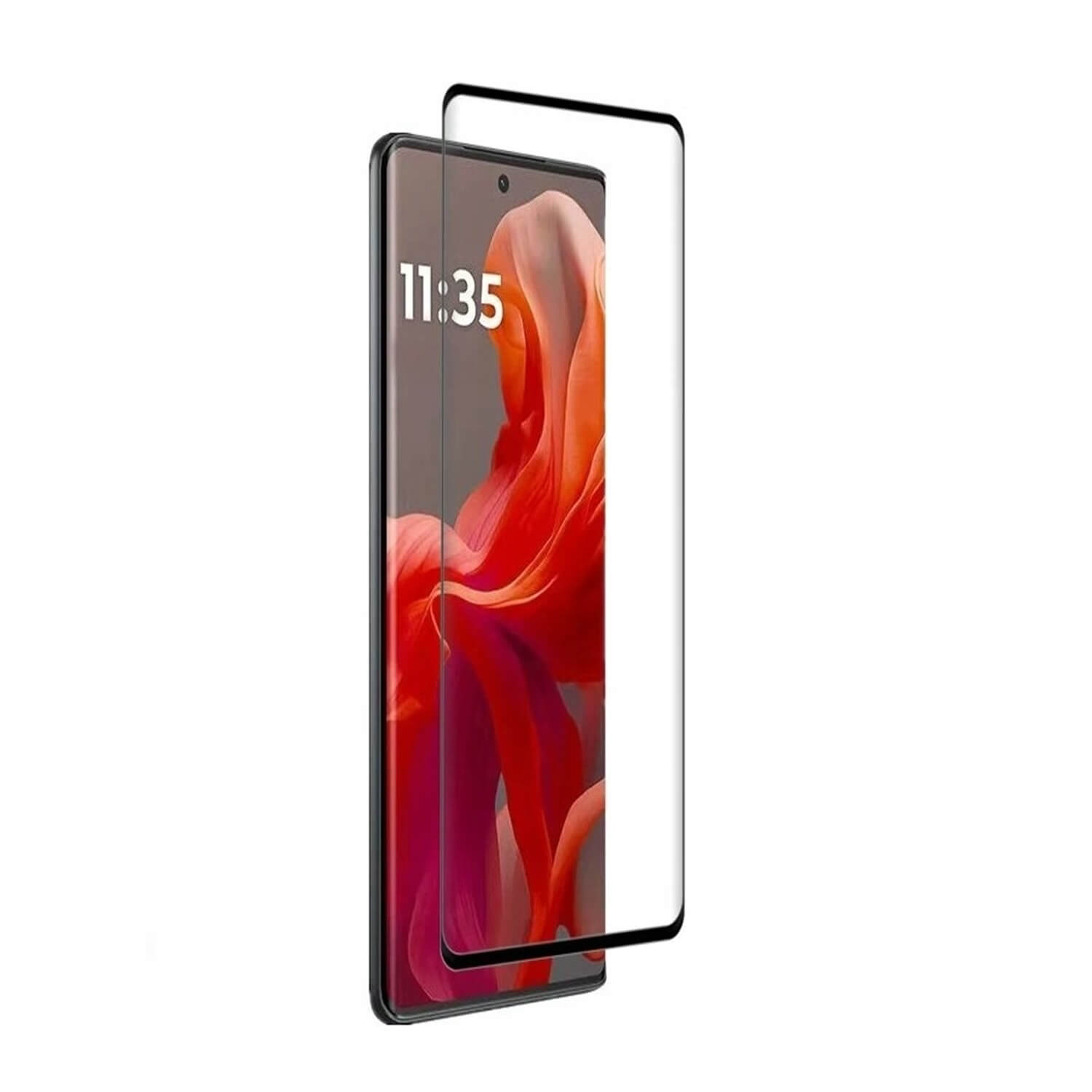 3x Picasee 3D üvegfólia kerettel az alábbi mobiltelefonokra Motorola Moto G85 - fekete - 2+1 ingyen