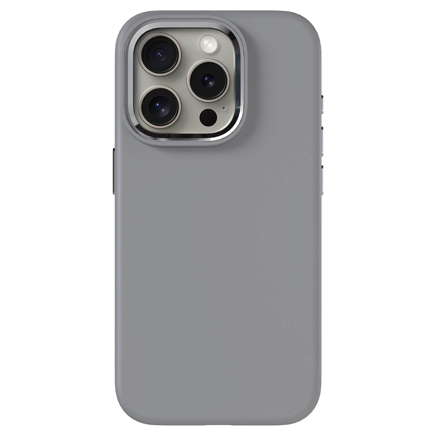 Picasee Premium case s MagSafe proApple iPhone 15 Pro - Személyre szabott gravírozás - Szürke
