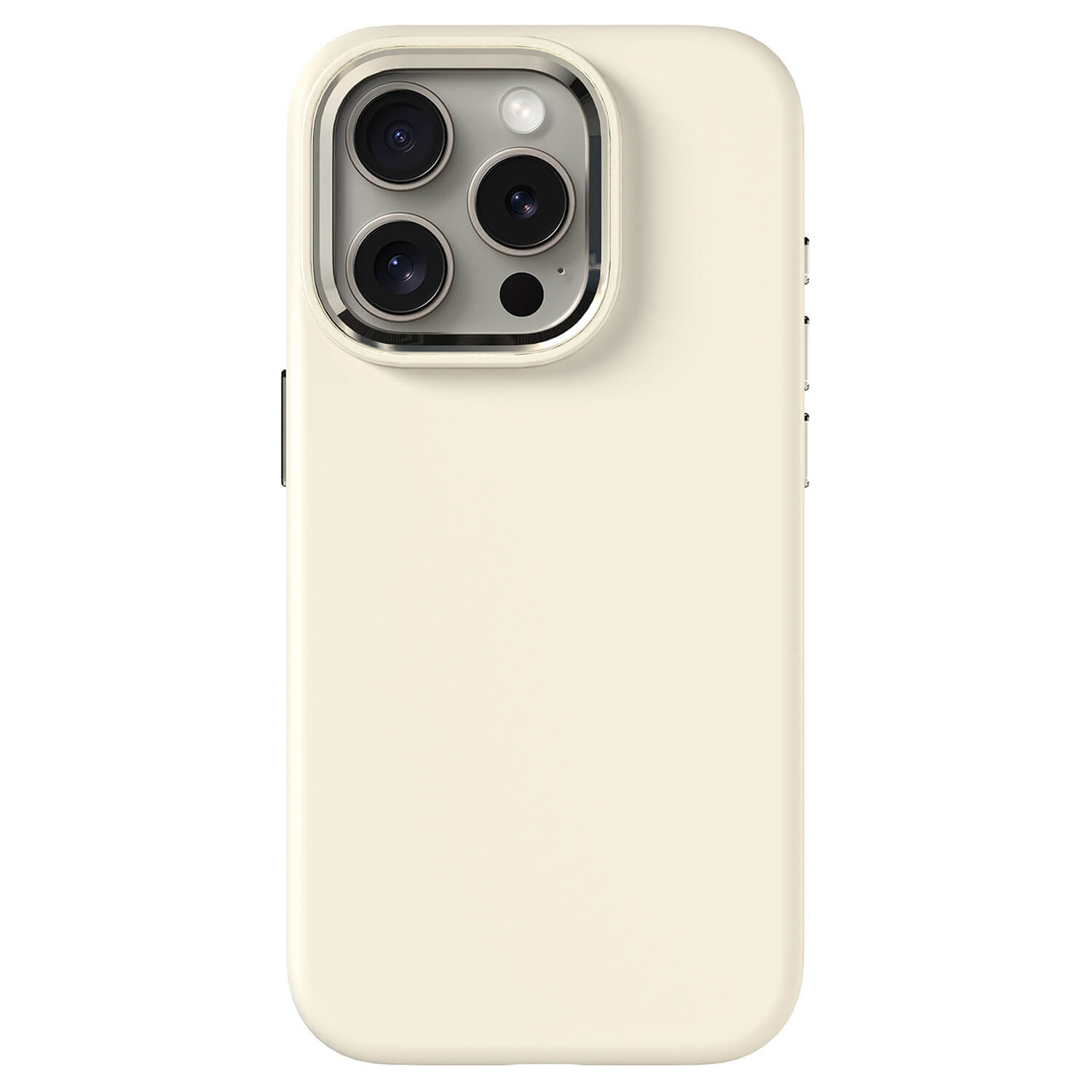 Picasee Premium case s MagSafe proApple iPhone 15 Pro - Személyre szabott gravírozás - Bézs