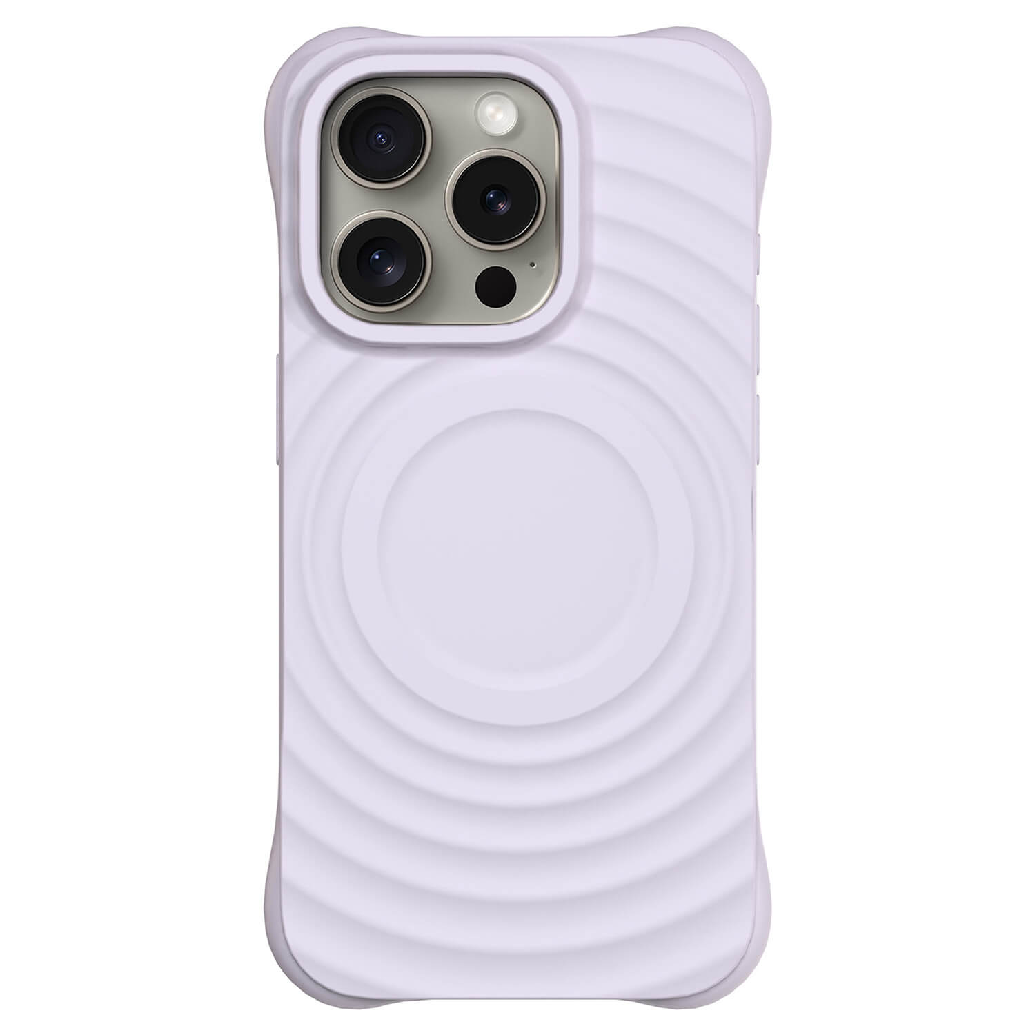 Picasee Shock-proof case s MagSafe proApple iPhone 15 Pro - Személyre szabott gravírozás - Lila